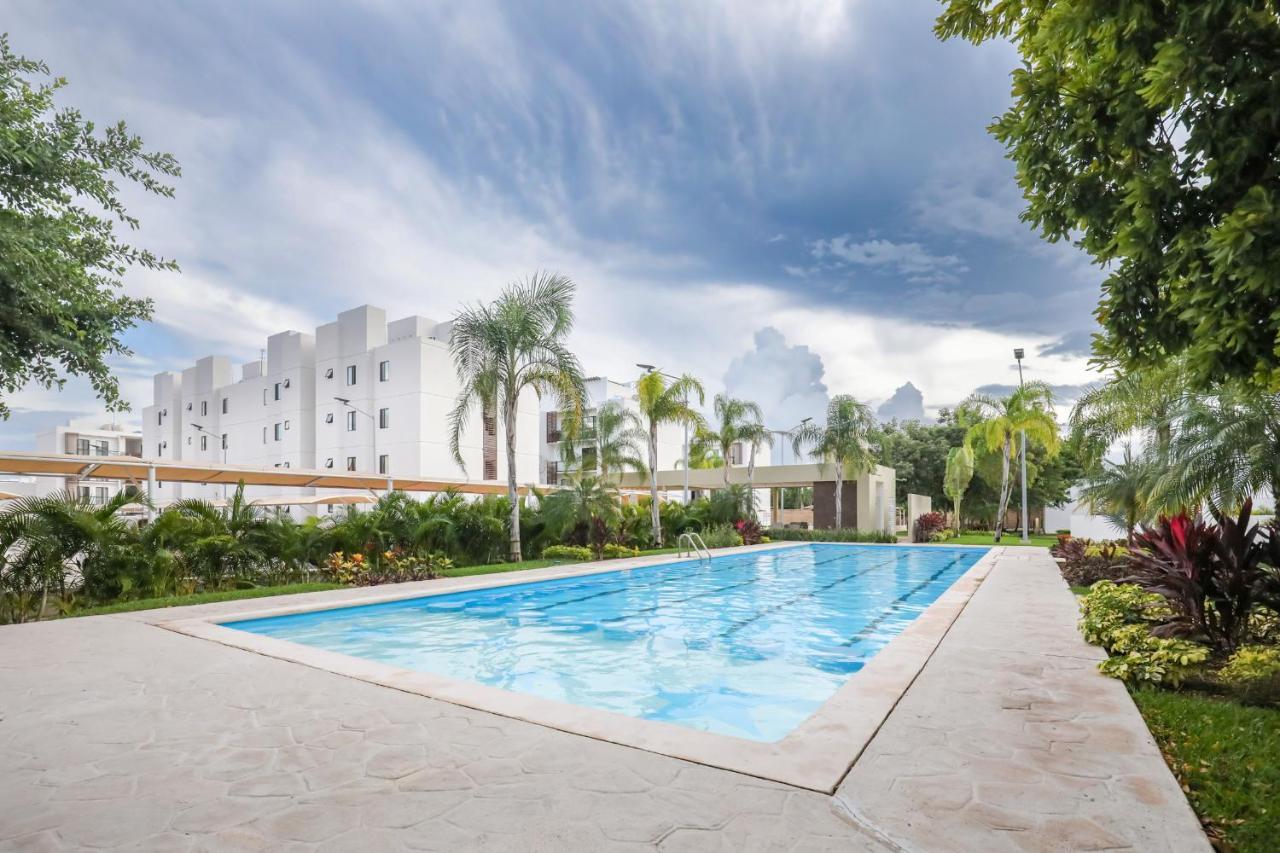 Departamento Lirios Residencial Para 5 Alberca แคนคูน ภายนอก รูปภาพ
